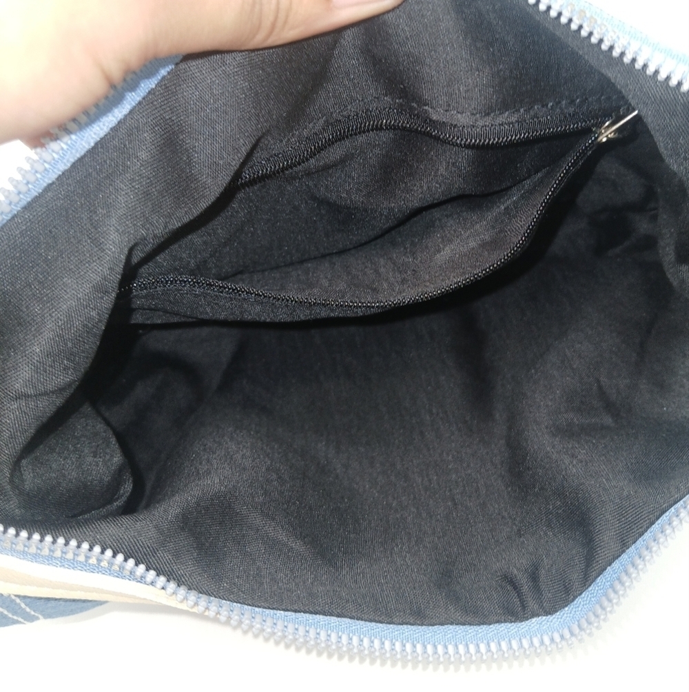 Sanrio Hello Kitty Faux Denim Shoulder Handbag - Picture 3 of 3